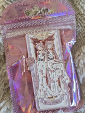 Sailor Moon Witch in white pin #witchy #goth #pinart